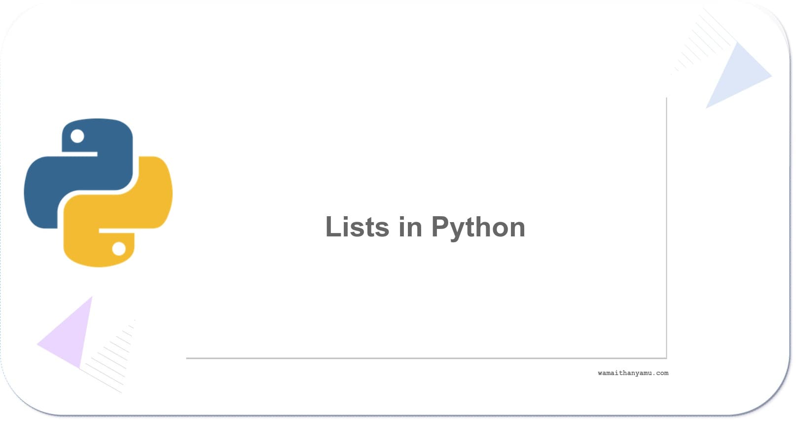 Python Lists
